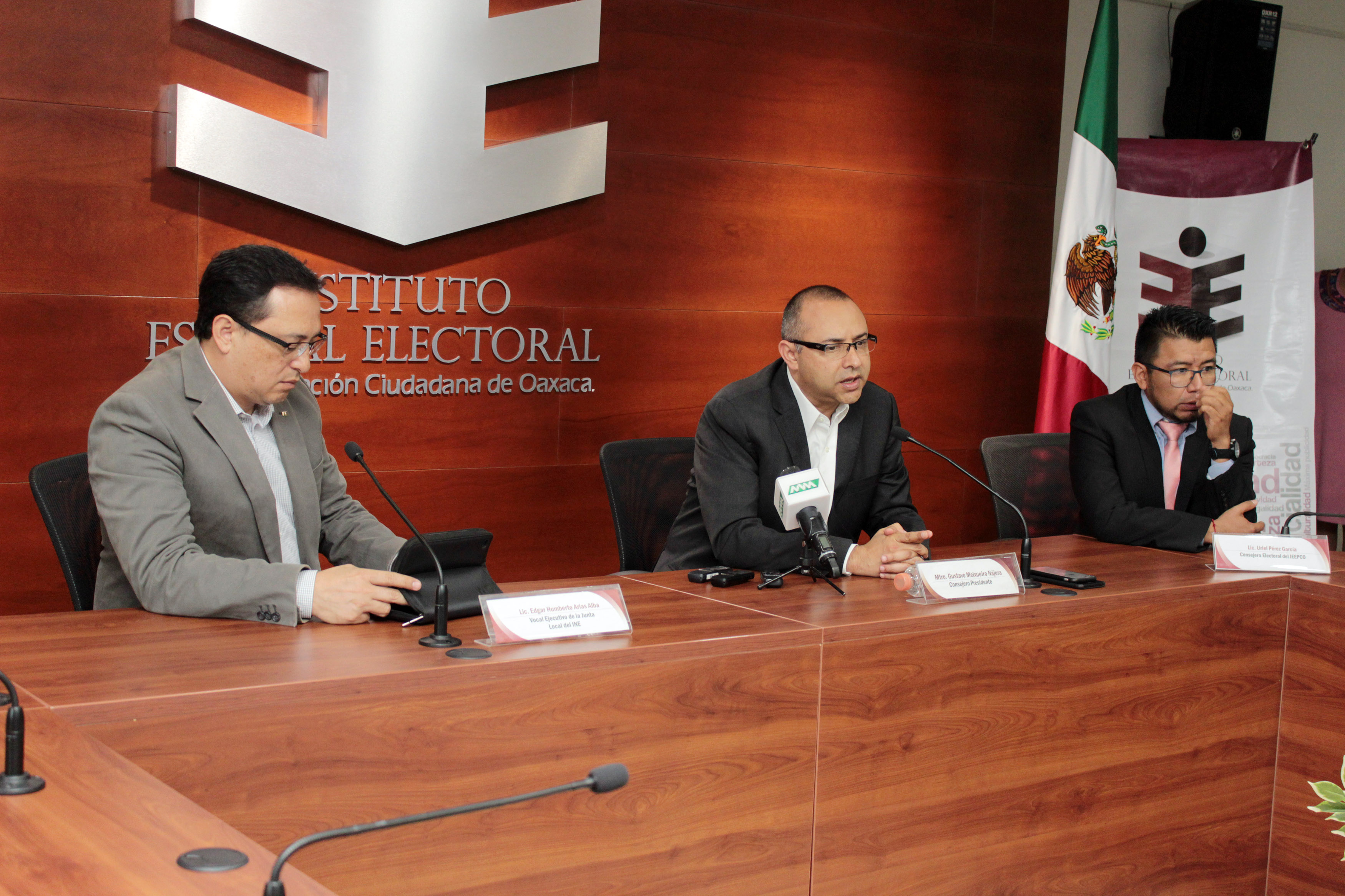 IEEPCO e INE estrechan coordinación para elecciones de 2018